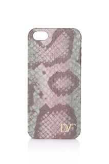 Чехол из змеиной кожи для iPhone 5/5S Diane Von Furstenberg