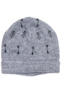 Шапка из шерсти и ангоры No21