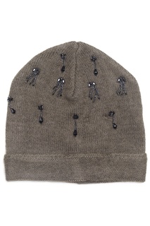 Шапка из шерсти и ангоры No21