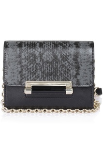 Кожаная сумка Micro Mini Leather Diane Von Furstenberg