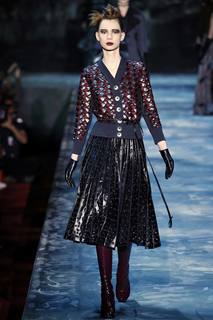 Юбка из лакированной кожи The Marc Jacobs