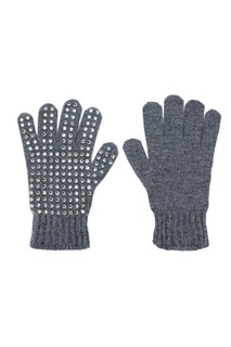 Шерстяные перчатки с кристаллами No21