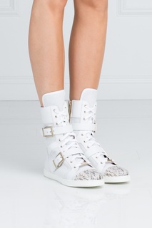 Кожаные кеды Brixen Jimmy Choo