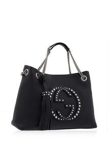 Кожаная сумка Soho черная Gucci