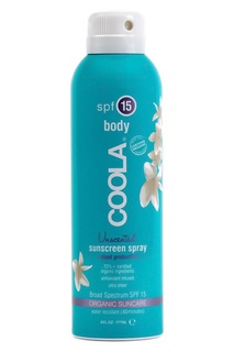 Солнцезащитный спрей для тела без запаха SPF15 177ml Coola Suncare