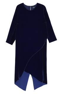 Бархатное платье синее Alena Akhmadullina