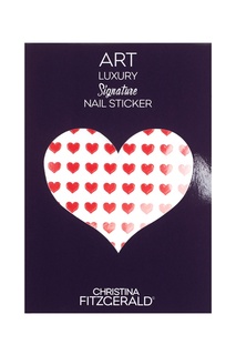Арт-стикеры для ногтей Art Luxury Signature Nail Sticker «Red Heart», 96 шт. Christina Fitzgerald