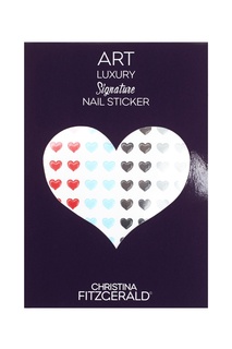 Арт-стикеры для ногтей Art Luxury Signature Nail Sticker «Heart Set», 96 шт. Christina Fitzgerald