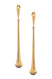 Позолоченные серьги Long Drop Rachel Zoe