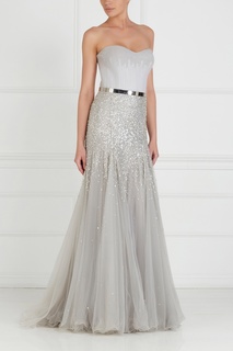 Платье-бюстье с вышивкой Tony Ward