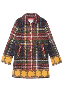 Шерстяное пальто Gucci Kids