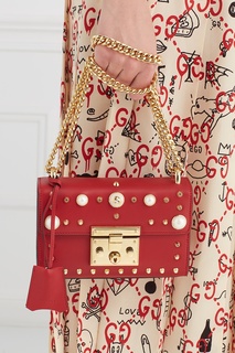 Кожаная сумка Padlock Gucci