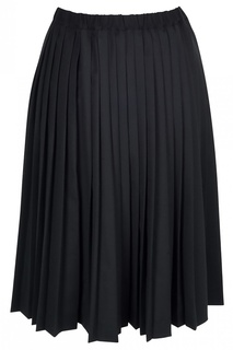 Черная плиссированная юбка Bonpoint