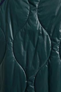 Легкое стеганое пальто зеленого цвета Novaya