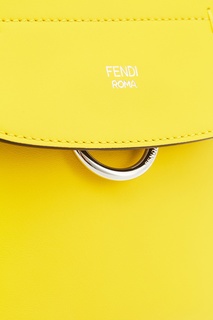 Желтый кожаный рюкзак Back to Shool Fendi