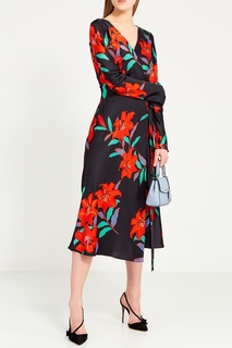 Голубая кожаная сумка Crossbodies Michael Kors