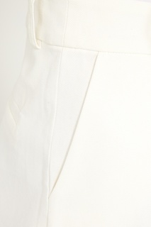 Белые брюки из хлопка D.O.T.127