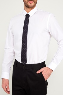 Черный шелковый галстук с узорами Fendi