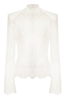 Белая блузка из кружева Off White