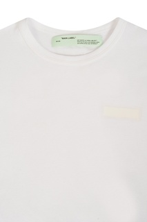 Белая футболка из хлопка Off White