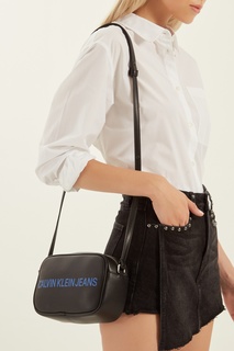 Черная сумка с логотипом Calvin Klein