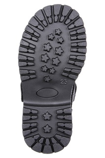 Черные кожаные ботинки Dolce&Gabbana Children
