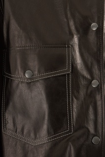 Черная кожаная куртка Color°Temperature