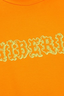 Оранжевый лонгслив с надписью Artem Krivda