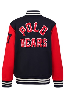 Бомбер с нашивками Polo Ralph Lauren Kids