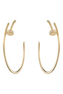 Серьги Juste un clou из желтого золота с бриллиантами Cartier