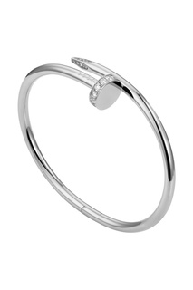 Браслет Juste un clou из белого золота с бриллиантами Cartier