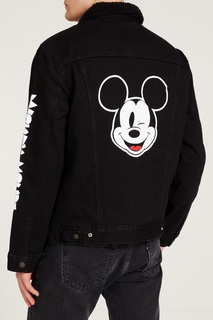 Джинсовая черная куртка Levis® х Disney © Mickey Mouse