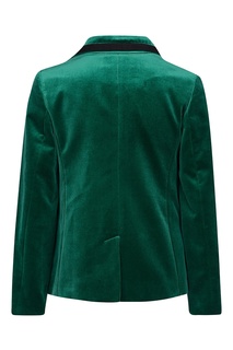 Зеленый хлопковый пиджак Gucci Kids