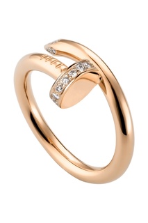 Кольцо Juste un clou из розового золота с бриллиантами Cartier