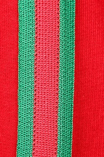 Красный свитшот с контрастной отделкой Gucci Kids