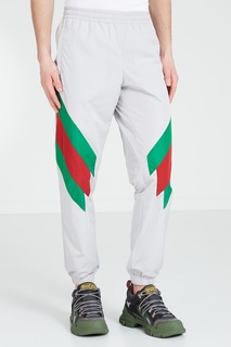 Серые брюки с полосками Gucci Man
