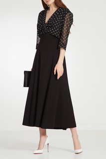 Черная юбка-миди Ulyana Sergeenko