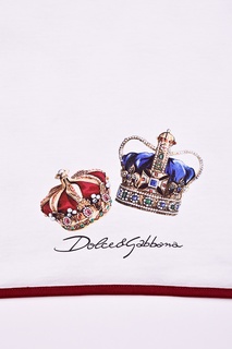 Одеяло с коронами Dolce&Gabbana Children