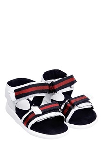 Белые сандалии Gucci Kids