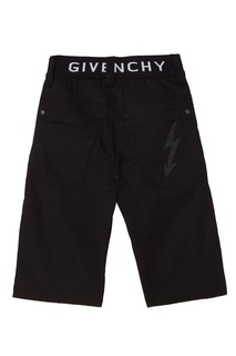Черные шорты Givenchy Kids