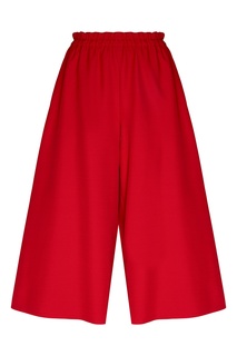 Красные брюки-кюлоты Gucci