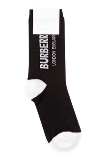Черно-белые носки от “Burberry”