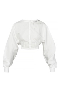 Белая блуза с длинными рукавами Ruban