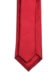 Красный атласный галстук Silvio Fiorello