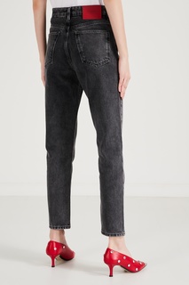 Серые джинсы с декором Victoria Bonya Jeans