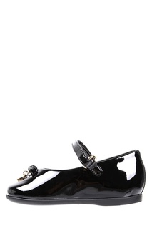Лакированные черные туфли Dolce&Gabbana Children