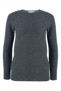 Серый шерстяной пуловер с рукавами реглан Fabiana Filippi