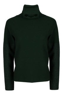 Зеленый шерстяной пуловер Fabiana Filippi