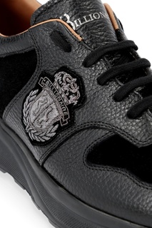 Черные комбинированные кроссовки Billionaire