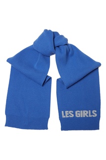 Голубой шарф с надписями Junior Republic
